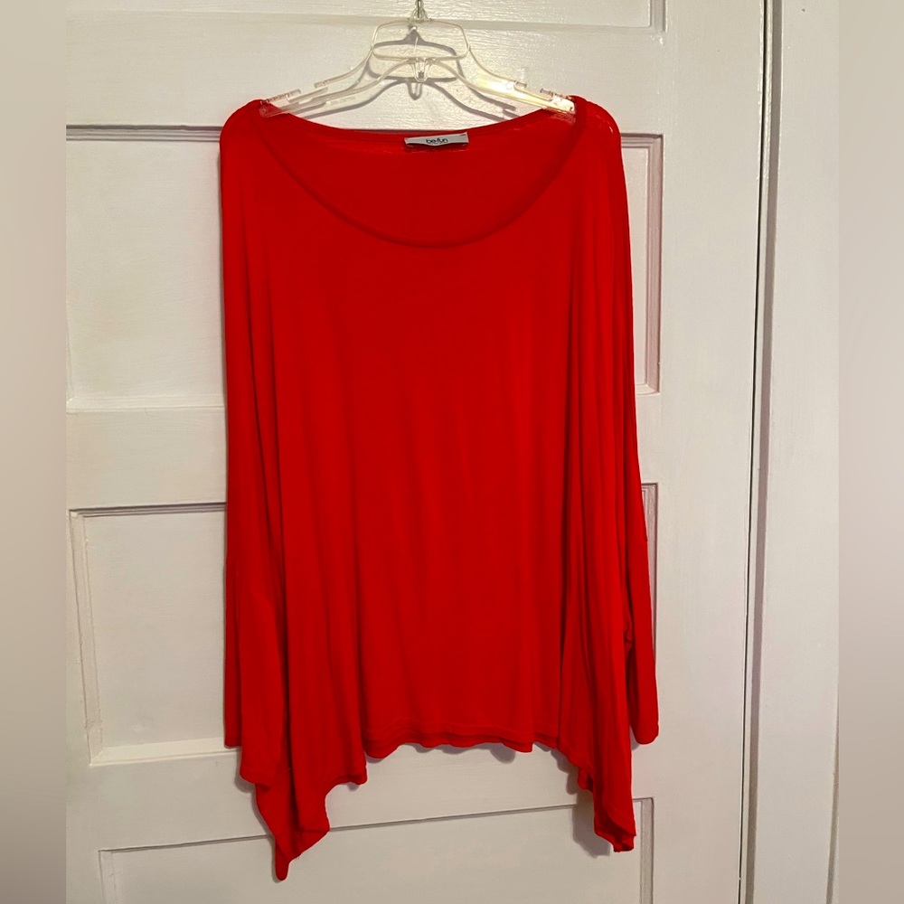 Be.fun Italian spirit one sized oversized red t-shirt